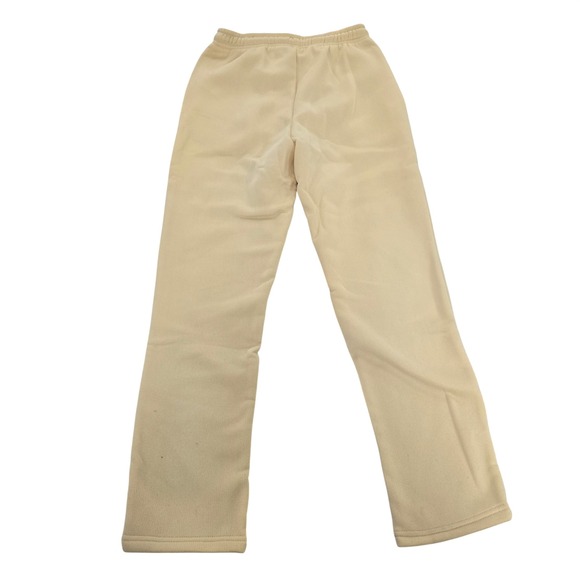 Alo Yoga Accolade Straight Leg Sweatpants Beige Tan High Rise Modal Fleece M NEW - Picture 5 of 9